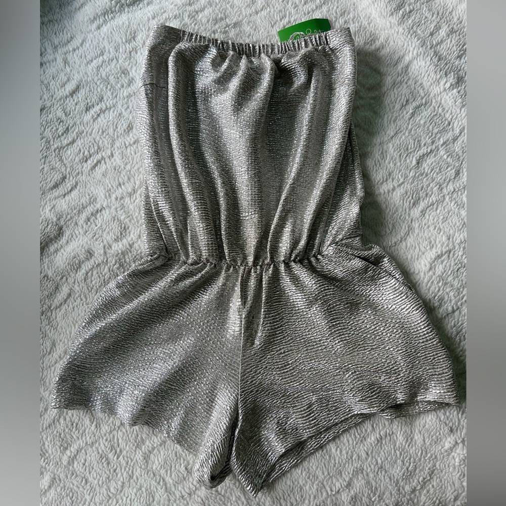 (NWT) Lilly Pulitzer Platinum, Ritz Romper US XS